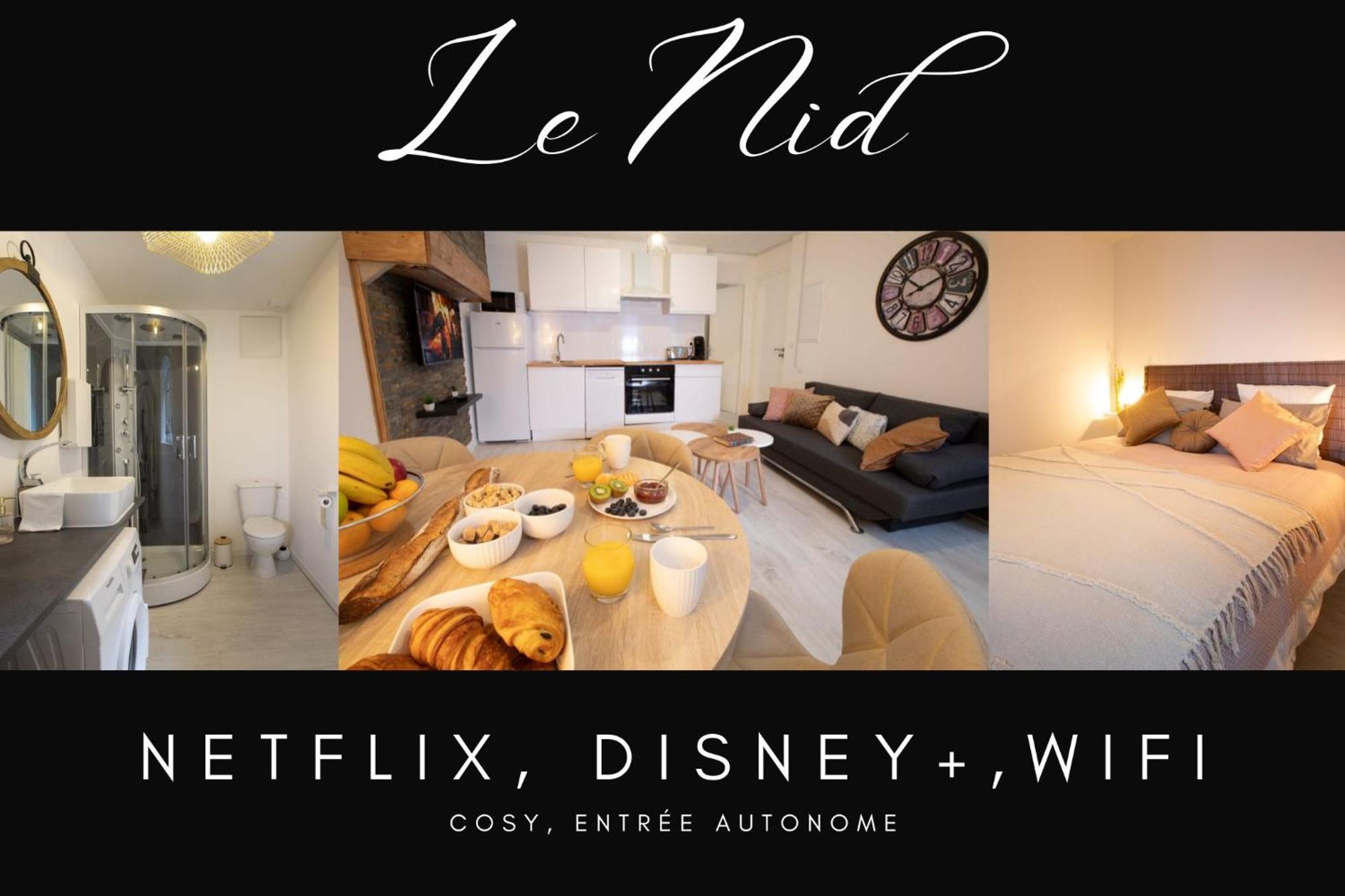 Le Nid 3 Etoiles Wifi, Netflix, Disney, Coeur De Bastide วีย์ฟร็องเช-เดอ-ฮูแอเก ภายนอก รูปภาพ